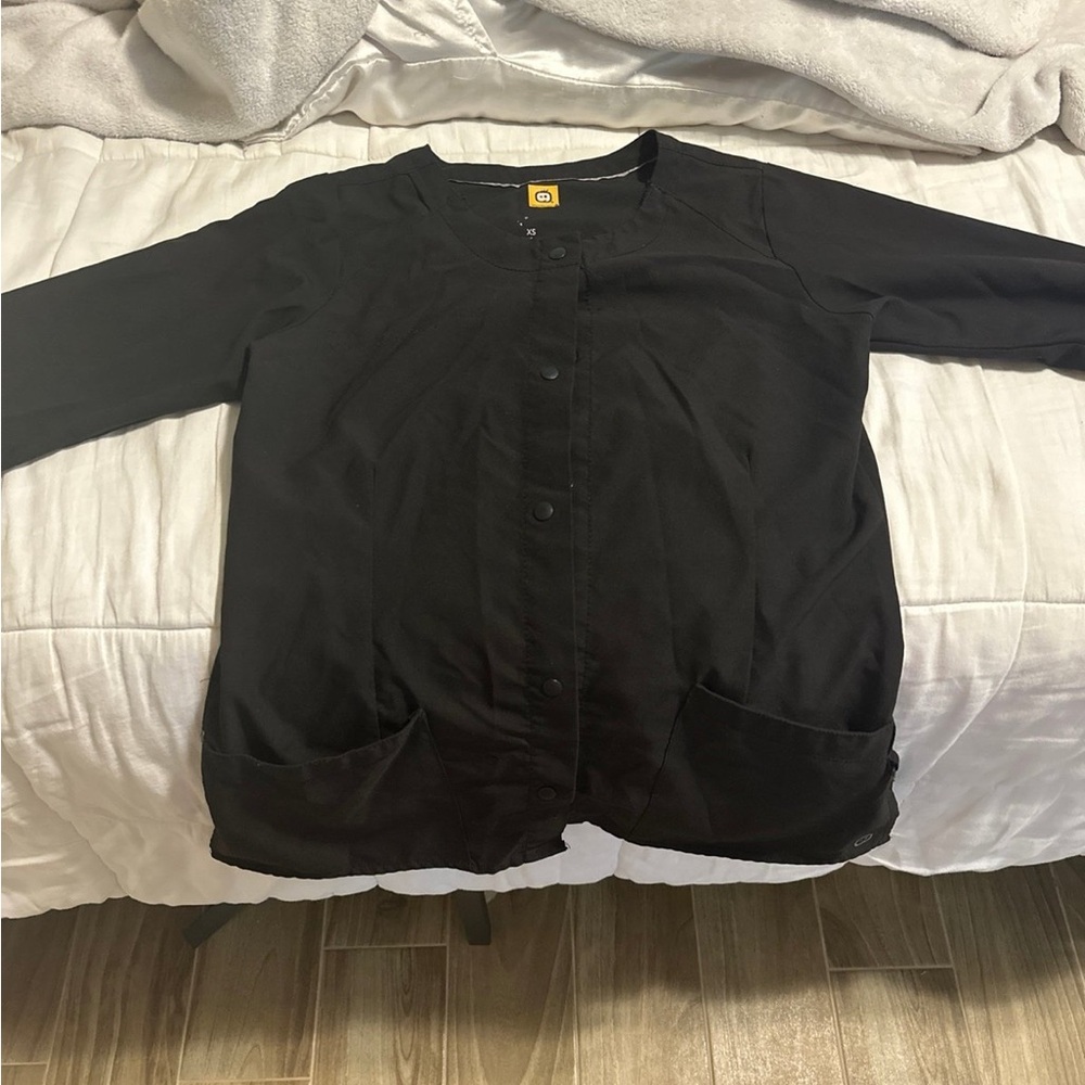 Black Wink Scrub Jacket